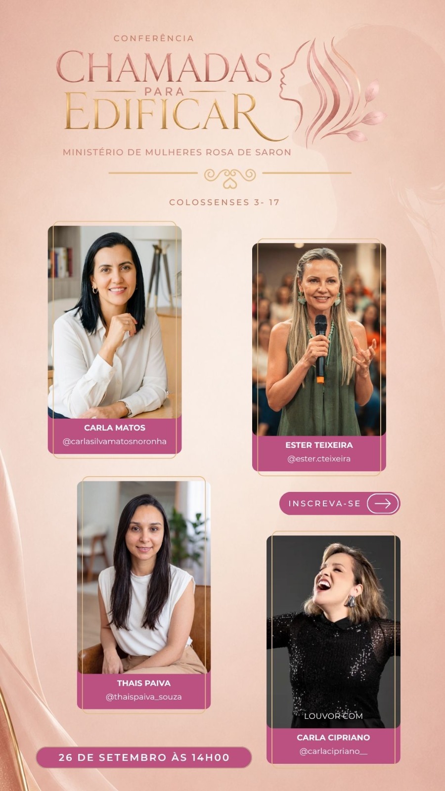 Conferência de Mulheres "Chamadas para Edificar"